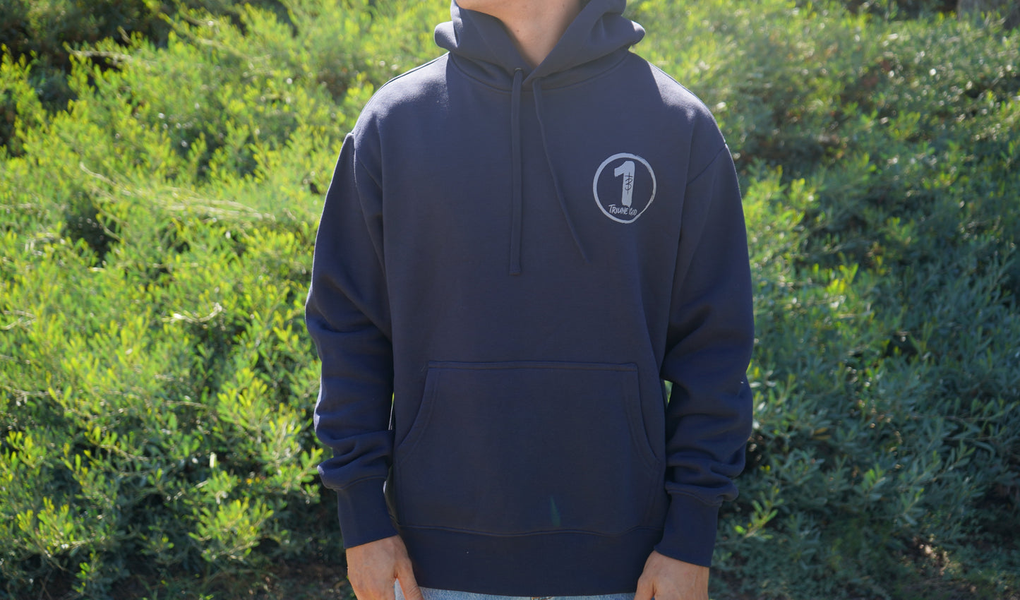 Triune God Heavy Hood - Blue