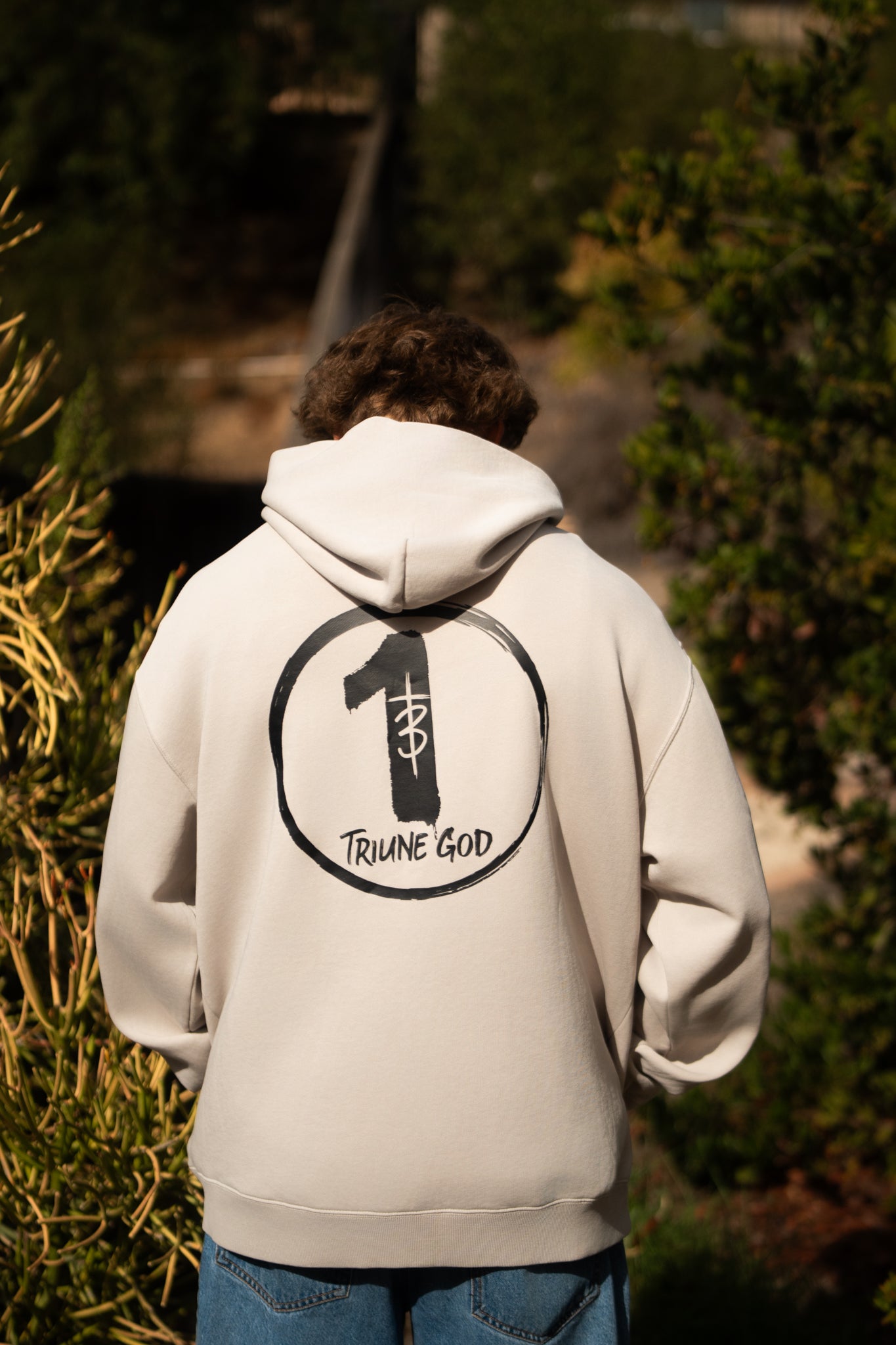 Triune God Relax Hood - Bone