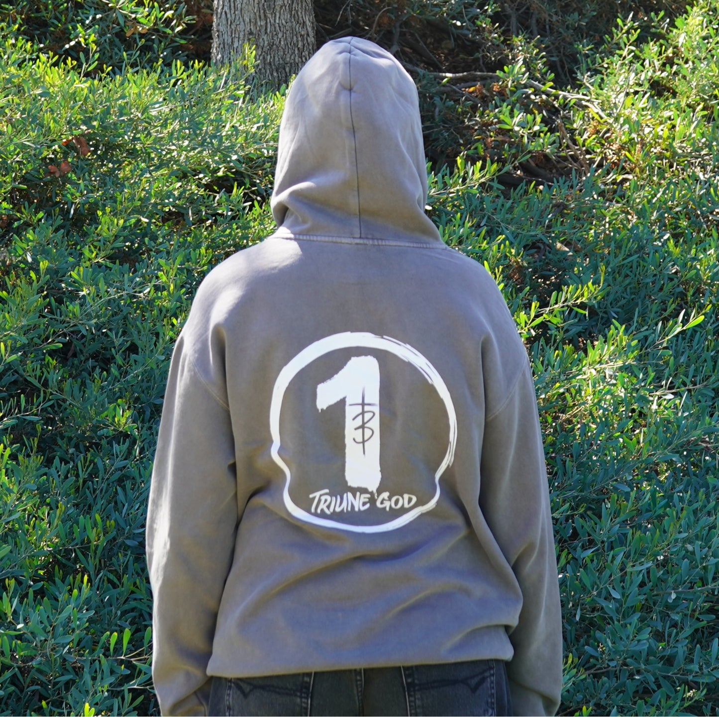 Triune God Relax Hoodie - Grey