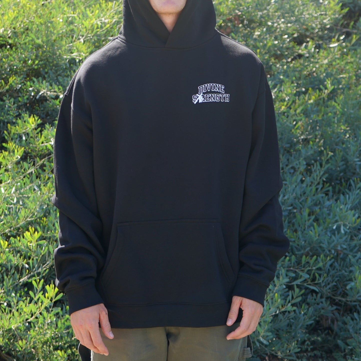 Divine Strength Heavy Hood - Black