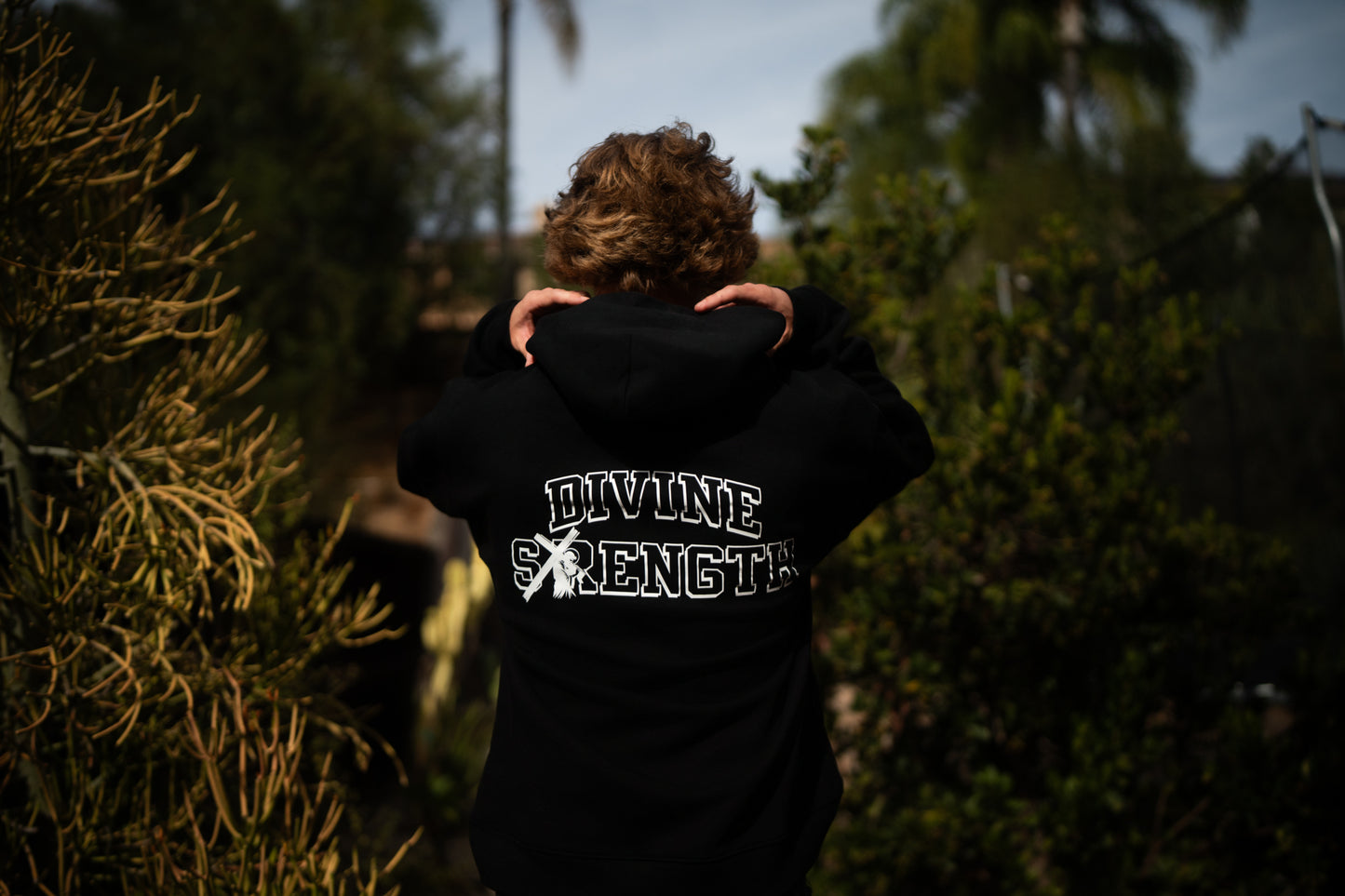 Divine Strength Heavy Hood - Black