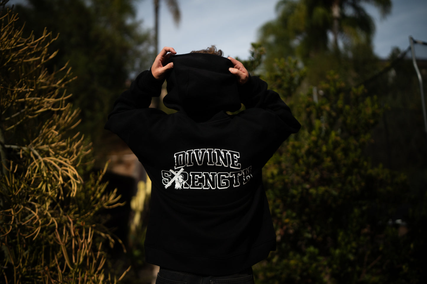 Divine Strength Heavy Hood - Black