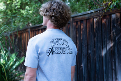 Divine Strength Classic Tee - Heather Grey