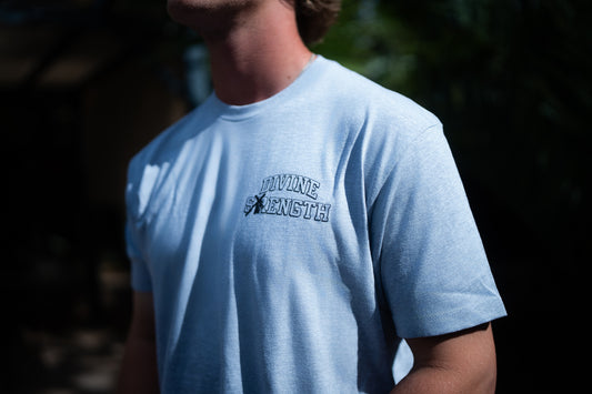 Divine Strength Classic Tee - Heather Grey
