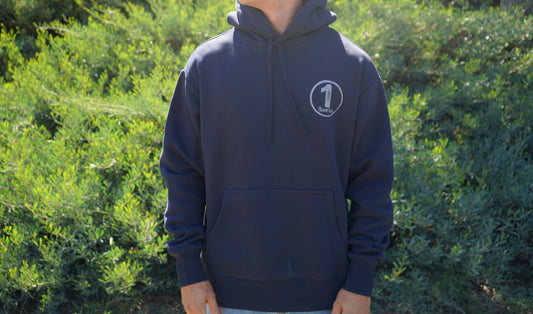 Triune God Heavy Hood - Blue