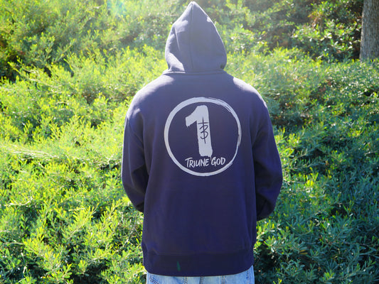 Triune God Heavy Hood - Blue