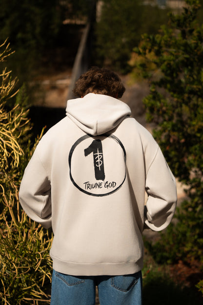 Triune God Relax Hood - Bone