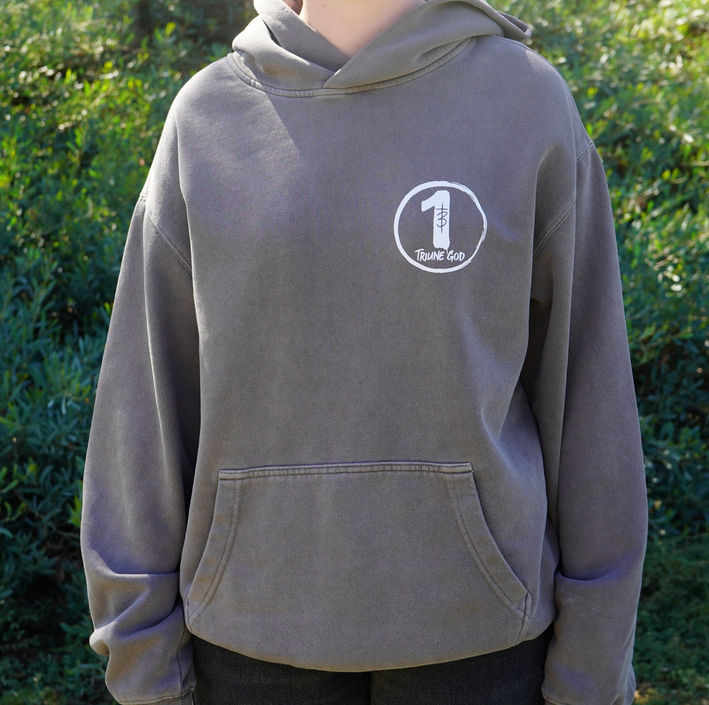 Triune God Relax Hoodie - Grey