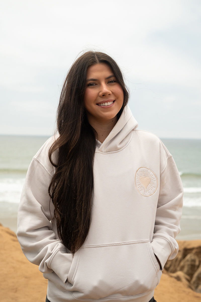 True Presence Relax Hoodie - Ecru