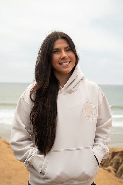 True Presence Relax Hoodie - Ecru