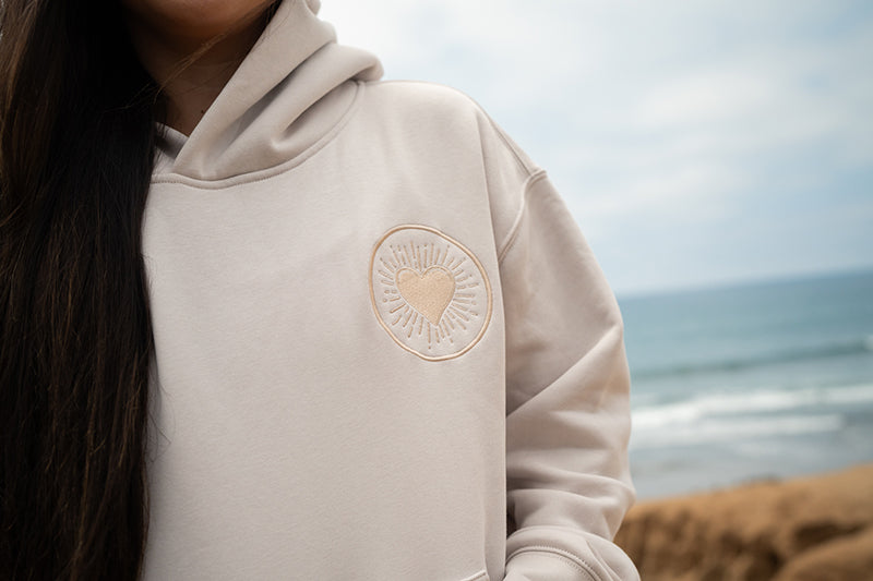 True Presence Relax Hoodie - Ecru