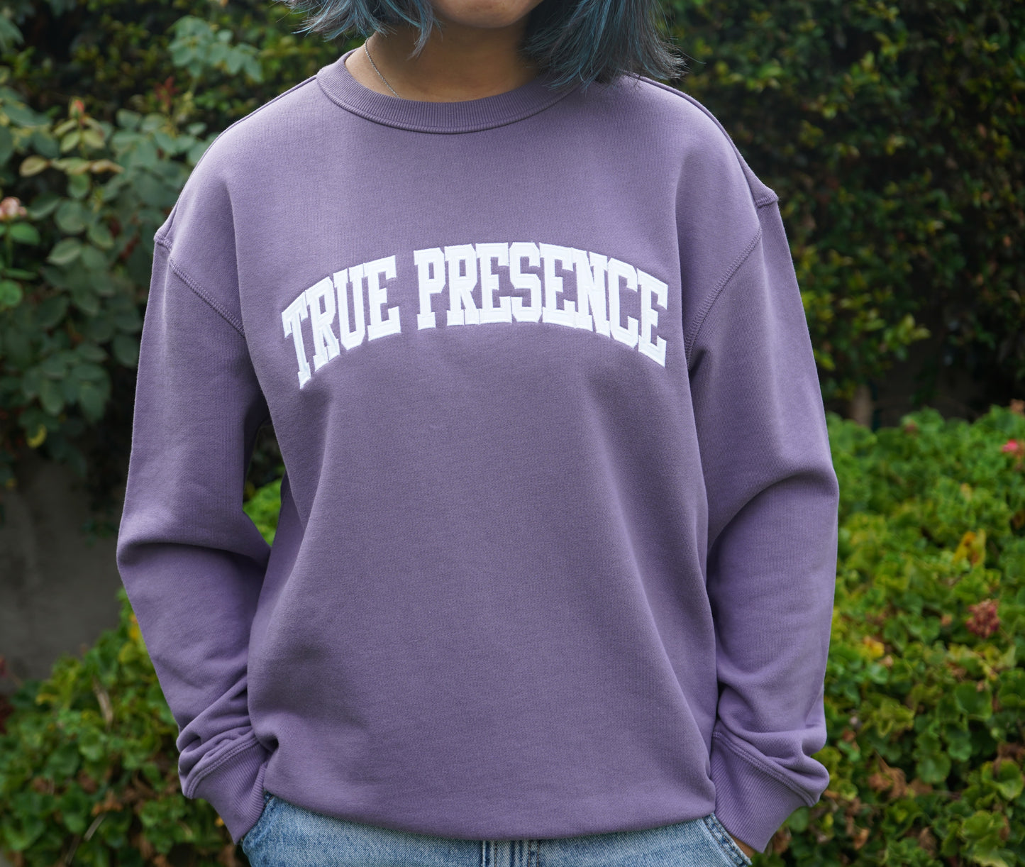 Women's True Presence Relax Crew Mauve
