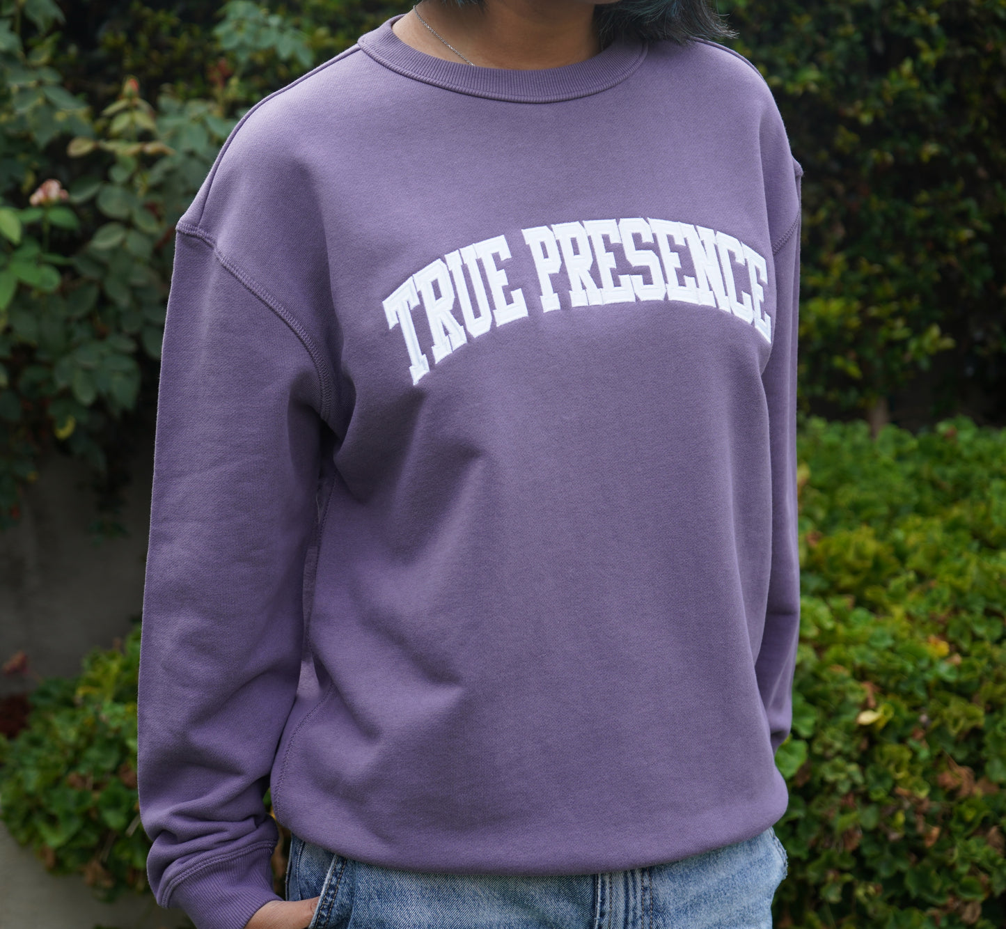 Women's True Presence Relax Crew Mauve