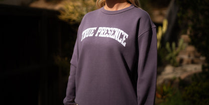 Women's True Presence Relax Crew Mauve