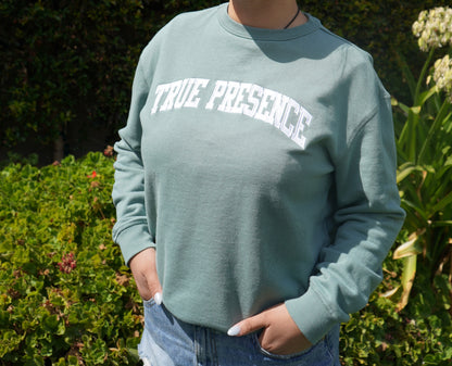 Women's True Presence Relax Crew Sage