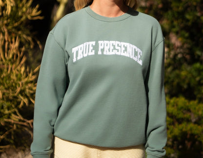 Women's True Presence Relax Crew Sage