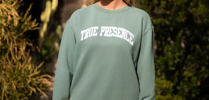 Women's True Presence Relax Crew Sage