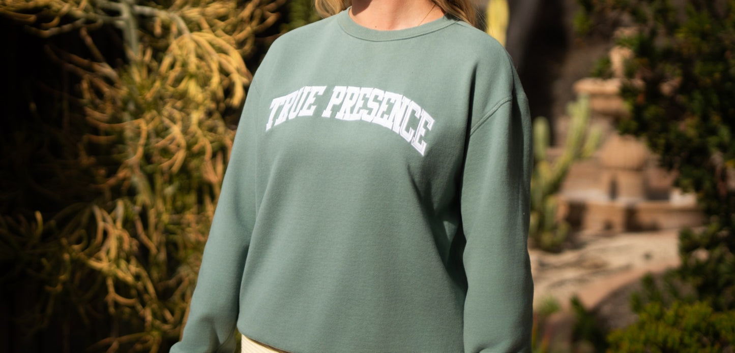 Women's True Presence Relax Crew Sage