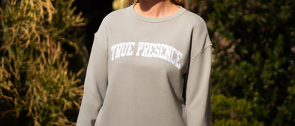Women's True Presence Relax Crew Storm